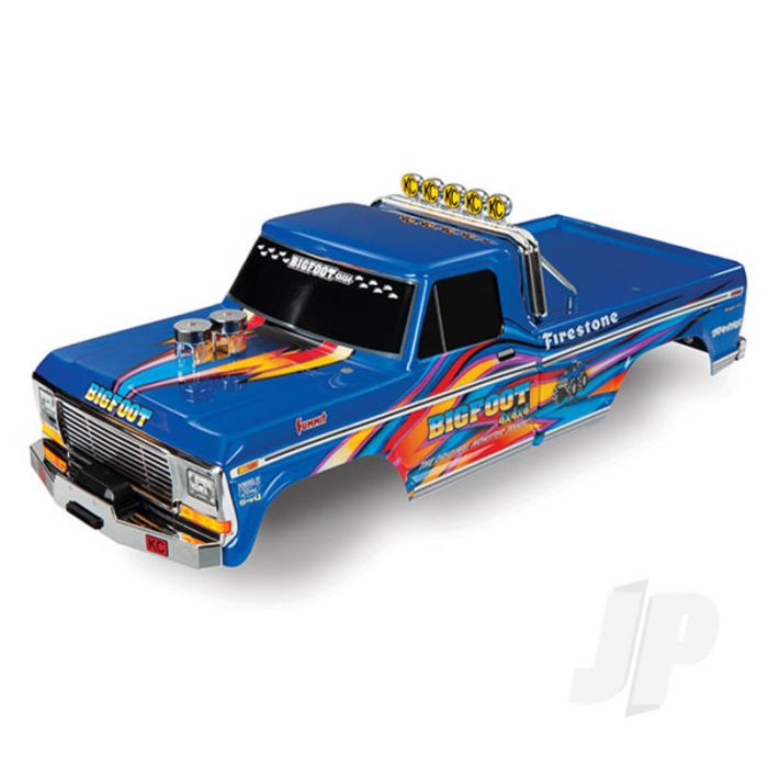Traxxas Body, Bigfoot No. 1, Blue-X, Officially Licensed Replica (Painted, Decals Applied) (TRX3661X) Traxxas Body, Bigfoot No. 1, Blue-X, Officially Licensed Replica (Painted, Decals Applied) (TRX3661X)