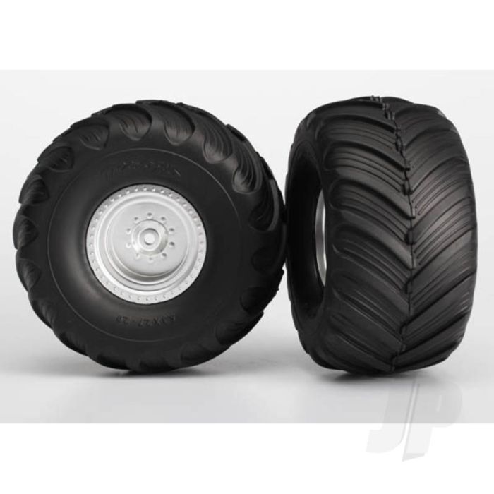 Traxxas Tyres And Wheels, Assembled Glued Terra Groove Dual Profile Tyres (2Wd Electric Rear) (2 Pcs) (TRX3663) Traxxas Tyres And Wheels, Assembled Glued Terra Groove Dual Profile Tyres (2Wd Electric Rear) (2 Pcs) (TRX3663)