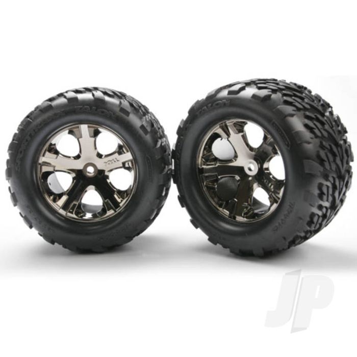 Traxxas Tyres And Wheels, Assembled Glued (2.8In) (2 Pcs) (TRX3668A) Traxxas Tyres And Wheels, Assembled Glued (2.8In) (2 Pcs) (TRX3668A)