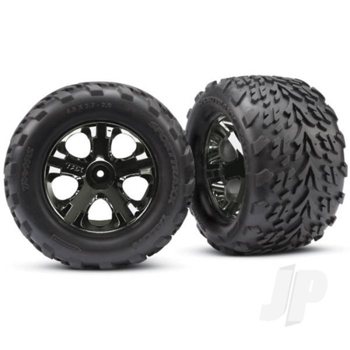 Traxxas Tyres And Wheels, Assembled Glued (2.8In) (2 Pcs) (TRX3669A) Traxxas Tyres And Wheels, Assembled Glued (2.8In) (2 Pcs) (TRX3669A)