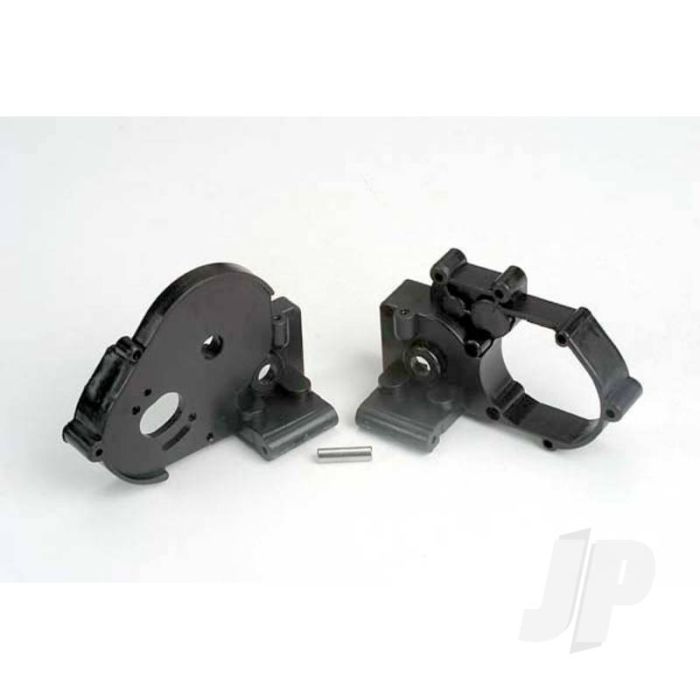 Traxxas Gearbox Halves (Left & Right) (Black) With Idler Gear Shaft (TRX3691) Traxxas Gearbox Halves (Left & Right) (Black) With Idler Gear Shaft (TRX3691)