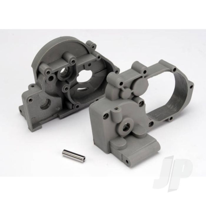 Traxxas Gearbox Halves (Left & Right) (Grey) With Idler Gear Shaft (TRX3691A) Traxxas Gearbox Halves (Left & Right) (Grey) With Idler Gear Shaft (TRX3691A)