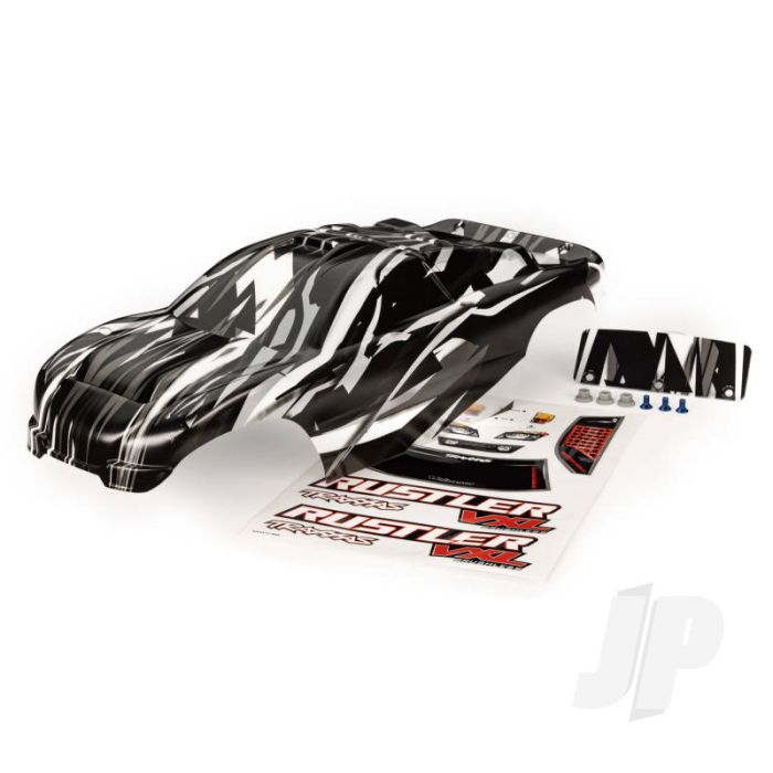 Traxxas Body, Rustler Vxl, Prographix (Graphics Are Printed, Requires Paint & Final Color Application)/ Decal Sheet (TRX3726L) Traxxas Body, Rustler Vxl, Prographix (Graphics Are Printed, Requires Paint & Final Color Application)/ Decal Sheet (TRX3726L)
