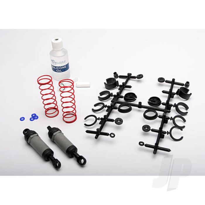 Traxxas Ultra Shocks (Grey) (Long) (Complete With Spring Pre-Load Spacers & Springs) (2 Pcs) (TRX3760A) Traxxas Ultra Shocks (Grey) (Long) (Complete With Spring Pre-Load Spacers & Springs) (2 Pcs) (TRX3760A)
