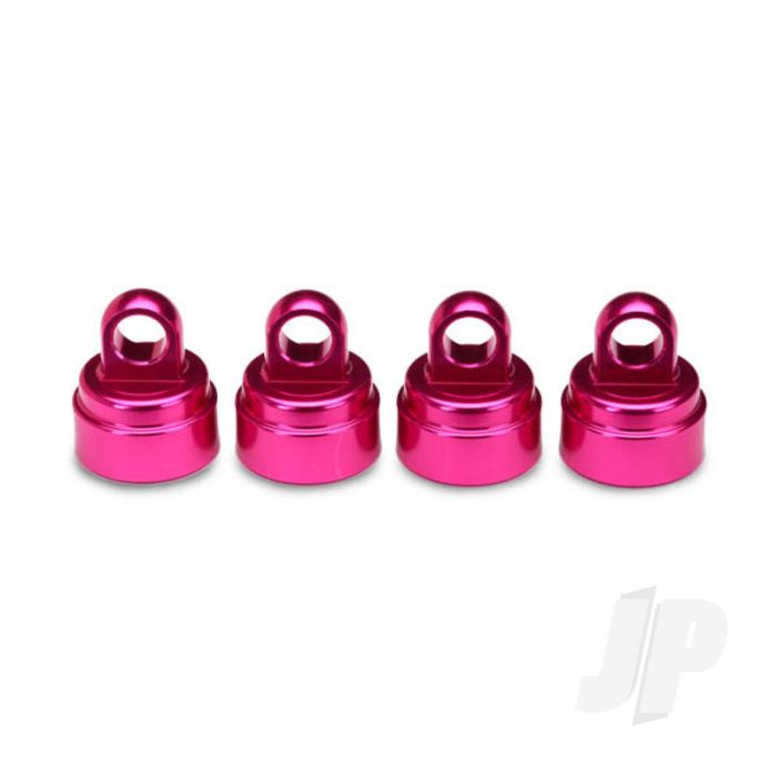 Traxxas Shock Caps, Aluminium (Pink-Anodised) (4 Pcs) (Fits All Ultra Shocks) (TRX3767P) Traxxas Shock Caps, Aluminium (Pink-Anodised) (4 Pcs) (Fits All Ultra Shocks) (TRX3767P)