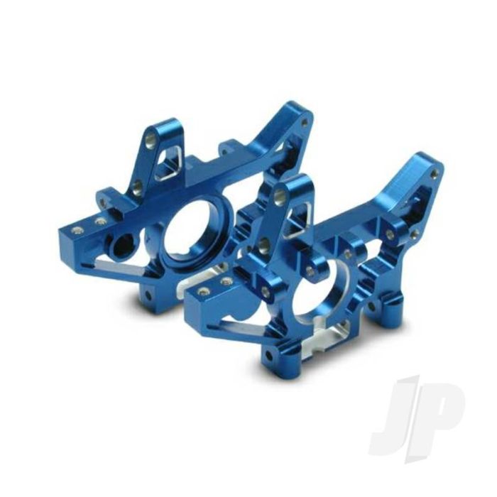 Traxxas Bulkheads, Front (Machined 6061-T6 Aluminium) (Blue) (Left & Right) (Requires Use Of 4939X Suspension Pins) (TRX4930X) Traxxas Bulkheads, Front (Machined 6061-T6 Aluminium) (Blue) (Left & Right) (Requires Use Of 4939X Suspension Pins) (TRX4930X)