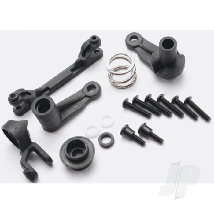 Traxxas Steering Bellcranks / Servo Saver / Servo Saver Spring / Servo Spring Retainer (Requires 5X11Mm Bb (2 Pcs)) (TRX4945) Traxxas Steering Bellcranks / Servo Saver / Servo Saver Spring / Servo Spring Retainer (Requires 5X11Mm Bb (2 Pcs)) (TRX4945)