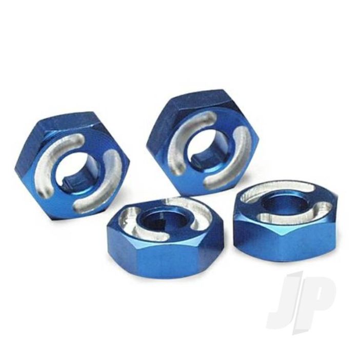 Traxxas Wheel Hubs, Hex, 6061-T6 Aluminium (Blue) (4 Pcs) / Axle Pins (2.5X10Mm) (4 Pcs) (TRX4954X) Traxxas Wheel Hubs, Hex, 6061-T6 Aluminium (Blue) (4 Pcs) / Axle Pins (2.5X10Mm) (4 Pcs) (TRX4954X)