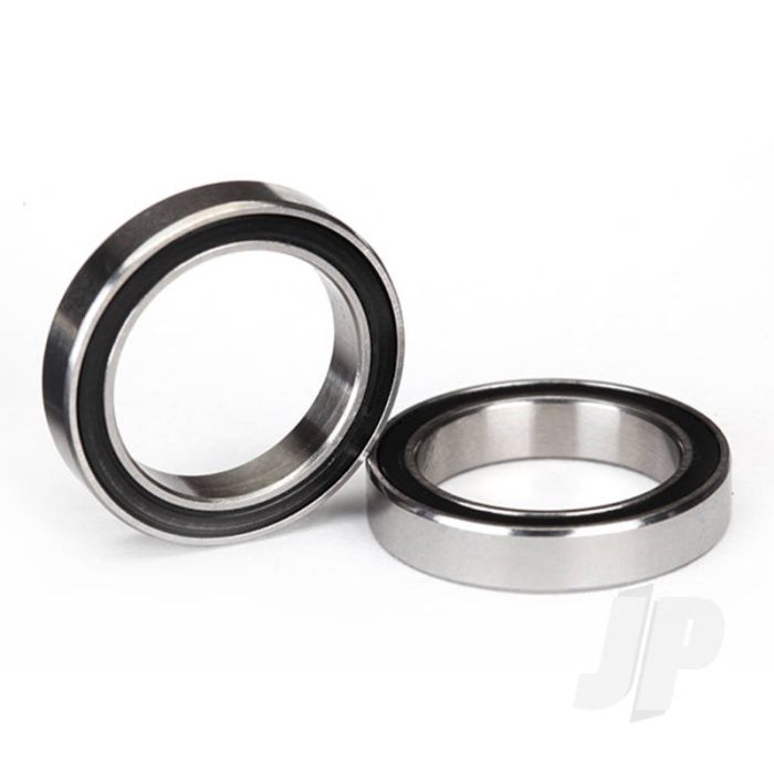 Traxxas Ball Bearings, Black Rubber Sealed (15X21X4Mm) (2 Pcs) (TRX5102A)