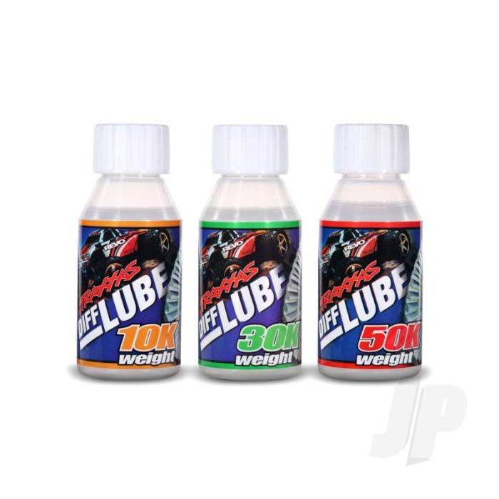 Traxxas Differential Oil Kit (1 Each: 10K, 30K, 50K Weights) (TRX5136X) Traxxas Differential Oil Kit (1 Each: 10K, 30K, 50K Weights) (TRX5136X)