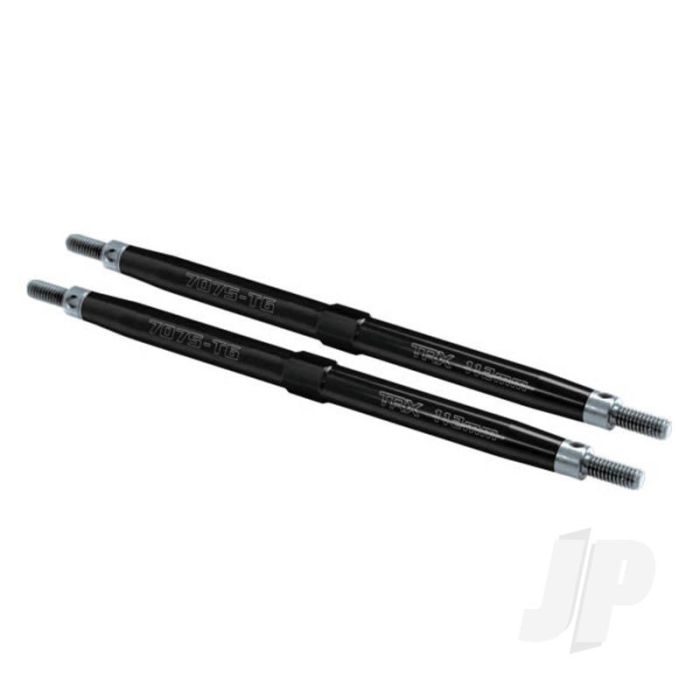 Traxxas Toe Links, Maxx (Tubes Black-Anodised, 7075-T6 Aluminium, Stronger Than Titanium) (112Mm, Front) (2 Pcs) / Rod Ends (4 Pcs) / Aluminium Wrench (1Pc) (For Maxx Models With Sealed Pivot Ball Suspension & 3.8' Wheels) (TRX5141A) Traxxas Toe Links, Maxx (Tubes Black-Anodised, 7075-T6 Aluminium, Stronger Than Titanium) (112Mm, Front) (2 Pcs) / Rod Ends (4 Pcs) / Aluminium Wrench (1Pc) (For Maxx Models With Sealed Pivot Ball Suspension & 3.8' Wheels) (TRX5141A)