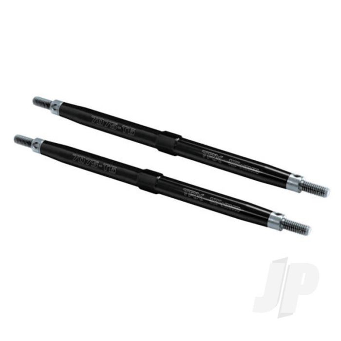 Traxxas Toe Links, Maxx (Tubes Black-Anodised, 7075-T6 Aluminium, Stronger Than Titanium) (124Mm, Rear) (2 Pcs) / Rod Ends (4 Pcs) / Aluminium Wrench (1Pc) (For Maxx Models With Sealed Pivot Ball Suspension & 3.8' Wheels) (TRX5143A) Traxxas Toe Links, Maxx (Tubes Black-Anodised, 7075-T6 Aluminium, Stronger Than Titanium) (124Mm, Rear) (2 Pcs) / Rod Ends (4 Pcs) / Aluminium Wrench (1Pc) (For Maxx Models With Sealed Pivot Ball Suspension & 3.8' Wheels) (TRX5143A)