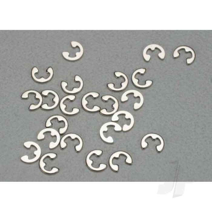 Traxxas E-Clips, 1.5Mm (24) (TRX5150) Traxxas E-Clips, 1.5Mm (24) (TRX5150)