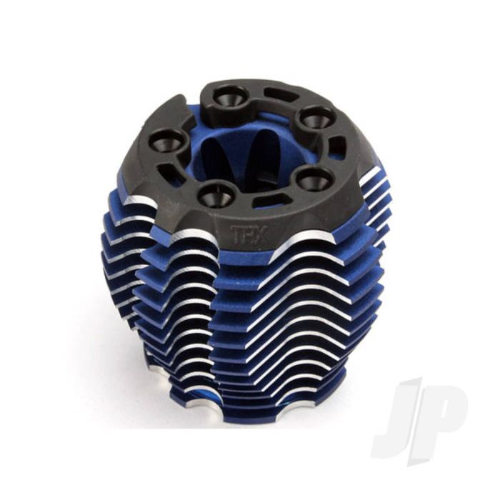 Traxxas Cooling Head, Powertune (Machined Aluminium, Blue-Anodised) (Trx 3.3), Head Protector (1Pc), 3X6Mm Ccs (5 Pcs) (TRX5238R) Traxxas Cooling Head, Powertune (Machined Aluminium, Blue-Anodised) (Trx 3.3), Head Protector (1Pc), 3X6Mm Ccs (5 Pcs) (TRX5238R)