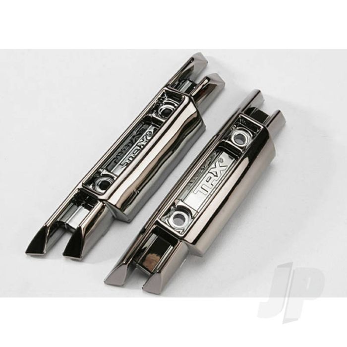 Traxxas Bumpers, Front And Rear (Black Chrome) (TRX5335X) Traxxas Bumpers, Front And Rear (Black Chrome) (TRX5335X)