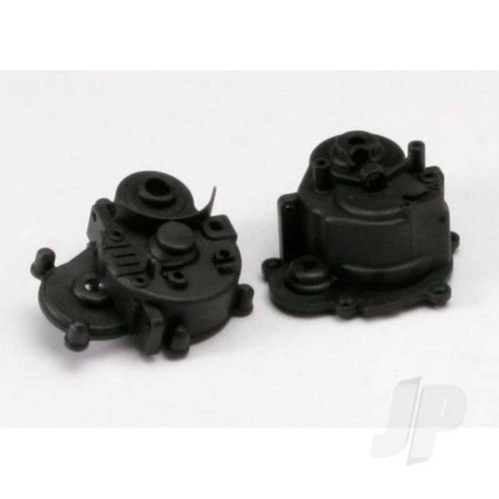 Traxxas Gearbox Halves (Front & Rear) / Rubber Access Plug / Shift Detent Ball / Spring / 4Mm Gs / Shift Shaft Seal, Glued (TRX5391R) Traxxas Gearbox Halves (Front & Rear) / Rubber Access Plug / Shift Detent Ball / Spring / 4Mm Gs / Shift Shaft Seal, Glued (TRX5391R)