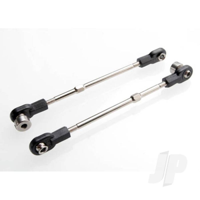 Traxxas Linkage, Front Sway Bar (Revo / Slayer) (3X70Mm Turnbuckle) (2 Pcs) (Assembled With Rod Ends, Hollow Balls And Ball Stud) (TRX5495) Traxxas Linkage, Front Sway Bar (Revo / Slayer) (3X70Mm Turnbuckle) (2 Pcs) (Assembled With Rod Ends, Hollow Balls And Ball Stud) (TRX5495)