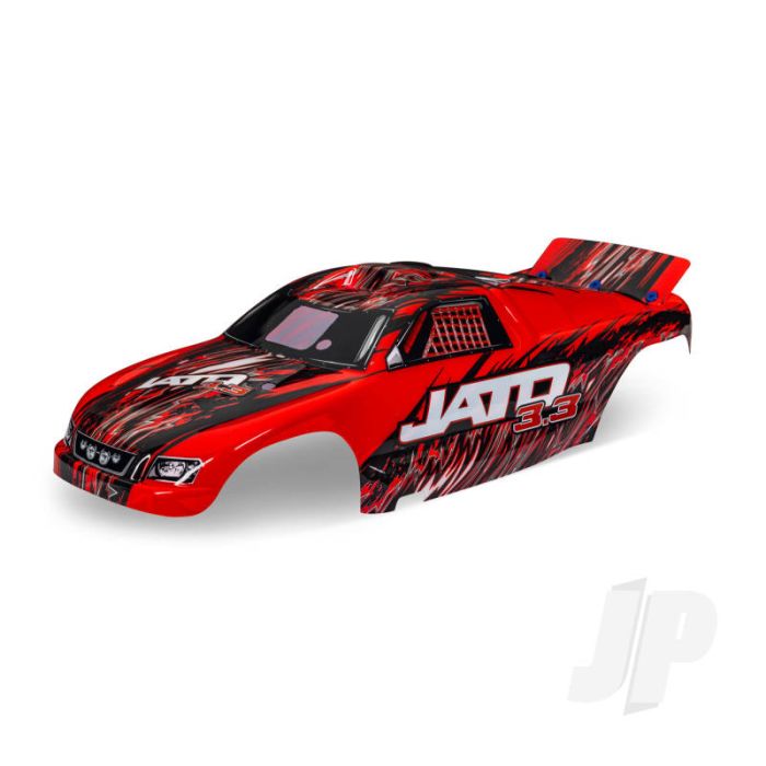 Traxxas Body, Jato, Red (Painted, Decals Applied) (TRX5511A) Traxxas Body, Jato, Red (Painted, Decals Applied) (TRX5511A)