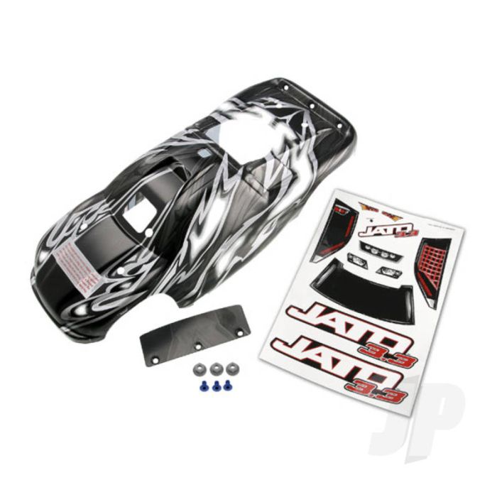 Traxxas Body, Jato 3.3, Prographix (Replacement For The Painted Body) Graphics Are Painted, Requires Paint & Final Colour Application. (TRX5511R) Traxxas Body, Jato 3.3, Prographix (Replacement For The Painted Body) Graphics Are Painted, Requires Paint & Final Colour Application. (TRX5511R)