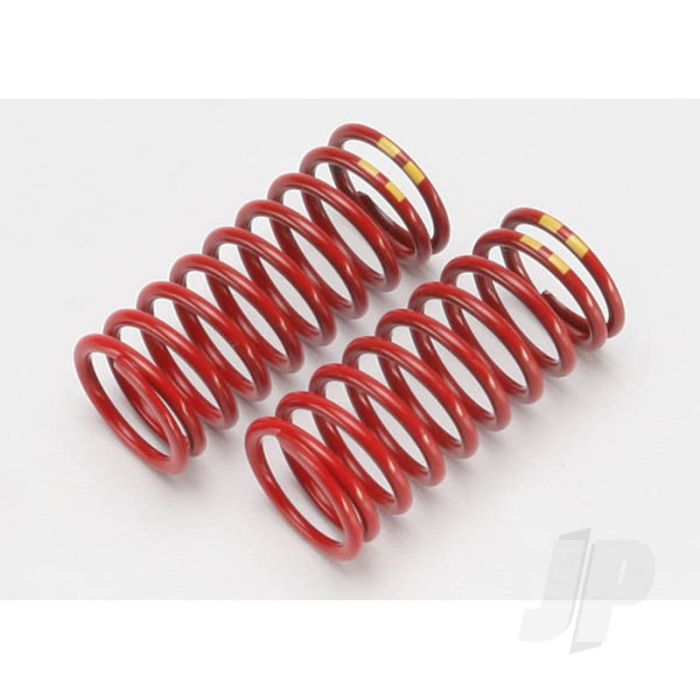 Traxxas Spring, Shock (Red) (Long) (Gtr) (4.9 Rate Double Yellow Stripe) (1 Pair) (TRX5648) Traxxas Spring, Shock (Red) (Long) (Gtr) (4.9 Rate Double Yellow Stripe) (1 Pair) (TRX5648)
