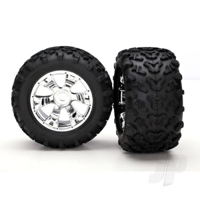 Traxxas Tyres And Wheels, Assembled Glued Maxx Tyres 6.3In Outer Diameter (2 Pcs) (TRX5674) Traxxas Tyres And Wheels, Assembled Glued Maxx Tyres 6.3In Outer Diameter (2 Pcs) (TRX5674)