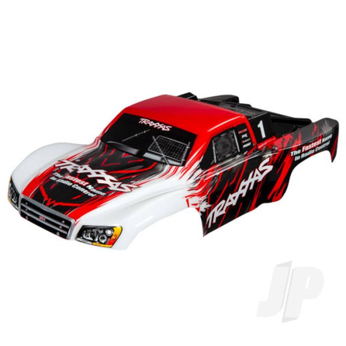 Traxxas Body, Slash 4X4, Red (Painted, Decals Applied) (TRX5824R) Traxxas Body, Slash 4X4, Red (Painted, Decals Applied) (TRX5824R)