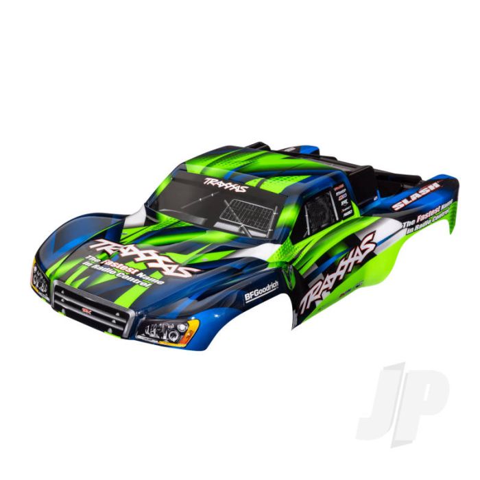 Traxxas Body, Slash 2Wd (Also Fits Slash Vxl & Slash 4X4), Green & Blue (Painted, Decals Applied) (TRX5851G) Traxxas Body, Slash 2Wd (Also Fits Slash Vxl & Slash 4X4), Green & Blue (Painted, Decals Applied) (TRX5851G)