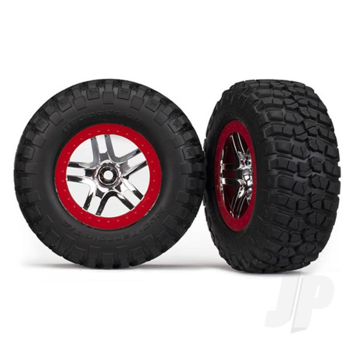 Traxxas Tyres And Wheels, Assembled Glued Bfgoodrich Mud-Terrain T / A Km2 Tyres (2 Pcs) (TRX5877A) Traxxas Tyres And Wheels, Assembled Glued Bfgoodrich Mud-Terrain T / A Km2 Tyres (2 Pcs) (TRX5877A)