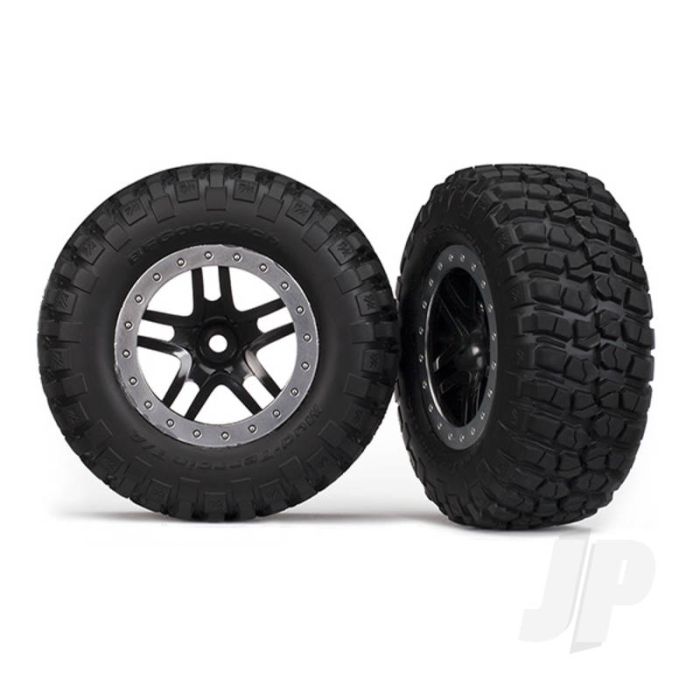 Traxxas Tyres And Wheels, Assembled Glued Bfgoodrich Mud-Terrain T / A Km2 Tyres (2 Pcs) (TRX5883) Traxxas Tyres And Wheels, Assembled Glued Bfgoodrich Mud-Terrain T / A Km2 Tyres (2 Pcs) (TRX5883)
