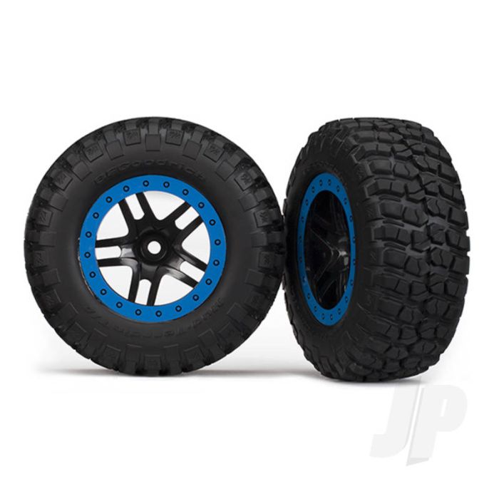 Traxxas Tyre And Wheel Assembly (2 Pcs) (TRX5885A) Traxxas Tyre And Wheel Assembly (2 Pcs) (TRX5885A)