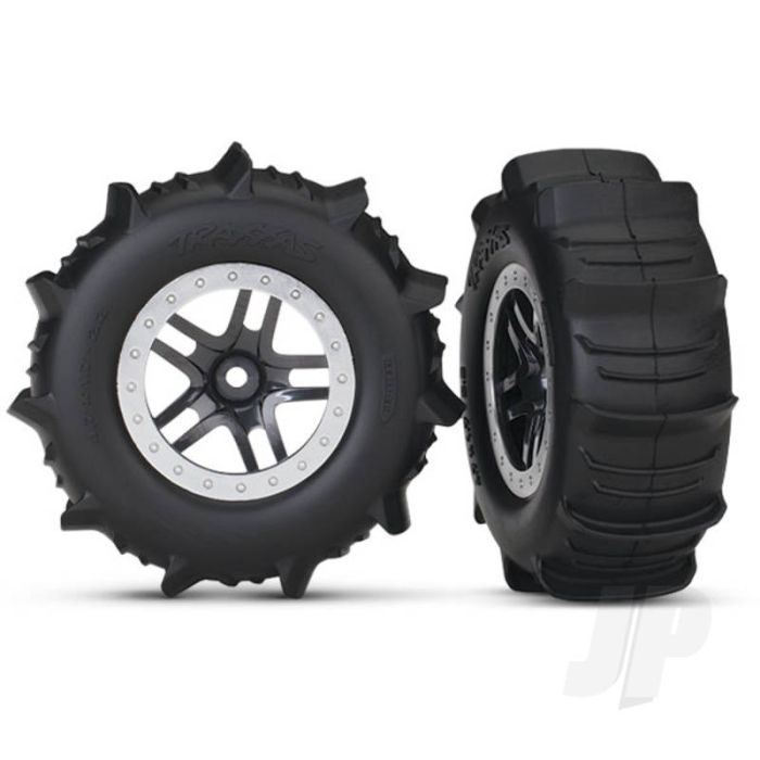 Traxxas Tyres And Wheels, Assembled Glued Paddle Tyres (2 Pcs) (TRX5891) Traxxas Tyres And Wheels, Assembled Glued Paddle Tyres (2 Pcs) (TRX5891)