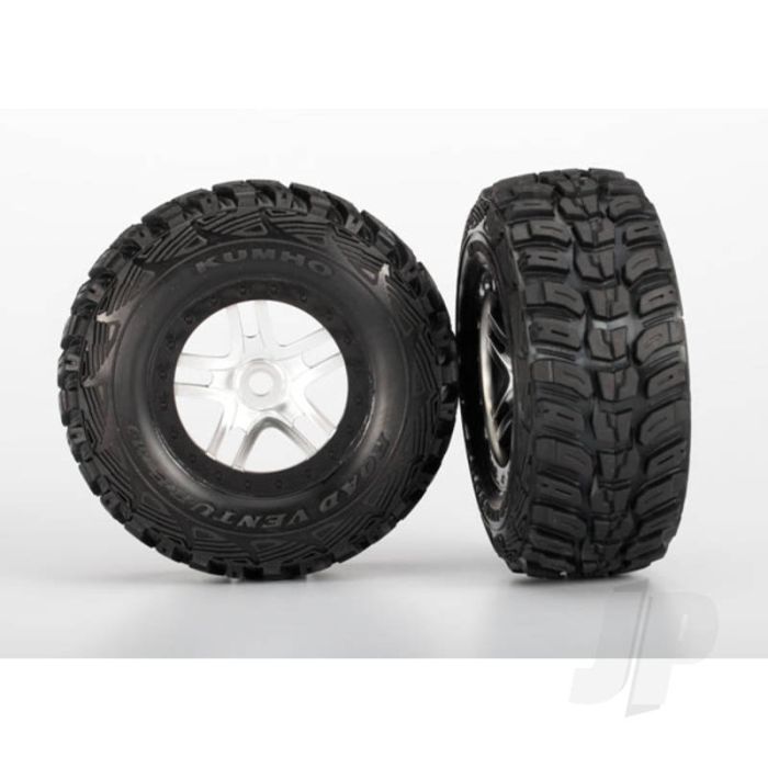 Traxxas Tyres And Wheels, Assembled Glued Kumho Tyres (2 Pcs) (Front And Rear) (TRX5976R) Traxxas Tyres And Wheels, Assembled Glued Kumho Tyres (2 Pcs) (Front And Rear) (TRX5976R)