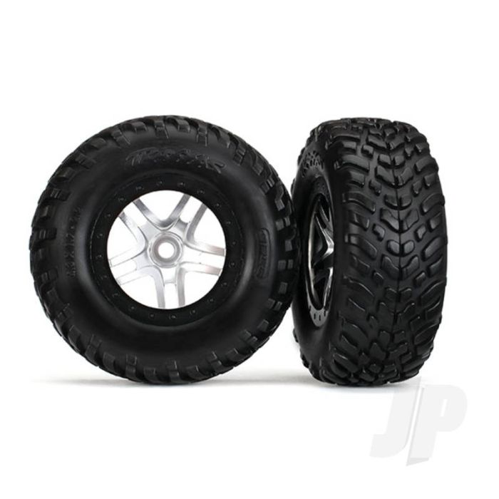 Traxxas Tyres And Wheels, Assembled Glued Sct Off-Road Racing Tyres, Foam Inserts) (2 Pcs) (Front And Rear) (TRX5978) Traxxas Tyres And Wheels, Assembled Glued Sct Off-Road Racing Tyres, Foam Inserts) (2 Pcs) (Front And Rear) (TRX5978)