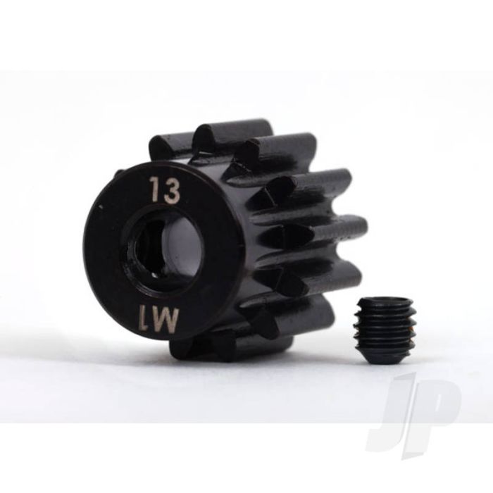 Traxxas Gear, 13-T Pinion (1.0 Metric Pitch) (Fits 5Mm Shaft) / Set Screw (TRX6483X) Traxxas Gear, 13-T Pinion (1.0 Metric Pitch) (Fits 5Mm Shaft) / Set Screw (TRX6483X)