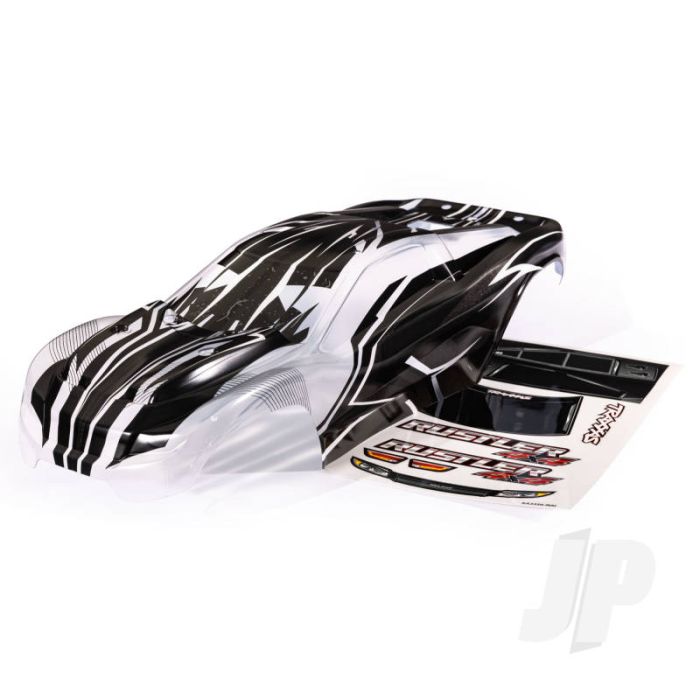 Traxxas Body, Rustler 4X4, Prographix (Graphics Are Printed, Requires Paint & Final Colour Application)/ Decal Sheet (TRX6734L) Traxxas Body, Rustler 4X4, Prographix (Graphics Are Printed, Requires Paint & Final Colour Application)/ Decal Sheet (TRX6734L)