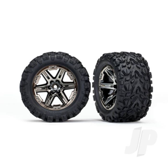 Traxxas Tyres And Wheels, Assembled Glued (2.8In) (2 Pcs) (TRX6774X) Traxxas Tyres And Wheels, Assembled Glued (2.8In) (2 Pcs) (TRX6774X)