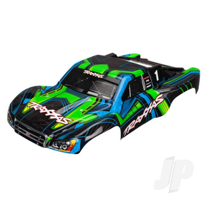 Traxxas Body, Slash 4X4, Green And Blue (Painted, Decals Applied) (TRX6844X) Traxxas Body, Slash 4X4, Green And Blue (Painted, Decals Applied) (TRX6844X)
