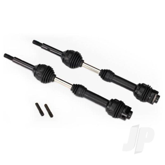 Traxxas Driveshafts, Rear, Steel-Spline Constant-Velocity (Complete Assembly) (2 Pcs) (TRX6852R) Traxxas Driveshafts, Rear, Steel-Spline Constant-Velocity (Complete Assembly) (2 Pcs) (TRX6852R)