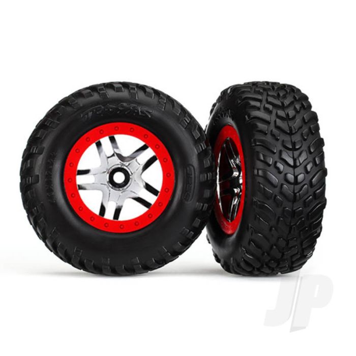 Traxxas Tyres And Wheels, Assembled Glued Sct Off-Road Racing Tyres (2 Pcs) (TRX6891R) Traxxas Tyres And Wheels, Assembled Glued Sct Off-Road Racing Tyres (2 Pcs) (TRX6891R)