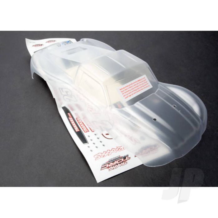 Traxxas Body, 1:16 Slash (Clear, Requires Painting) / Grille, Lights Decal Sheet (TRX7012) Traxxas Body, 1:16 Slash (Clear, Requires Painting) / Grille, Lights Decal Sheet (TRX7012)