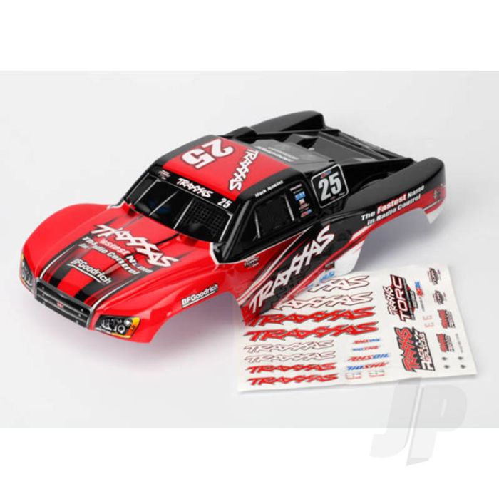 Traxxas Body, Mark Jenkins #25, 1:16 Slash (Painted, Decals Applied) (TRX7084R) Traxxas Body, Mark Jenkins #25, 1:16 Slash (Painted, Decals Applied) (TRX7084R)
