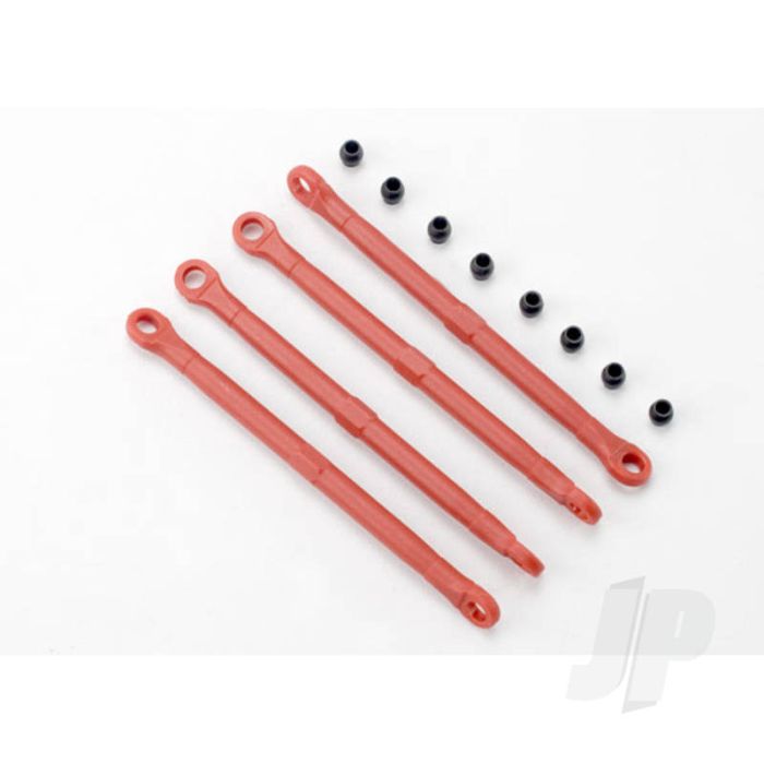 Traxxas Toe Link, Front & Rear (Moulded Composite) (Red) (4 Pcs) / Hollow Balls (8 Pcs) (TRX7138) Traxxas Toe Link, Front & Rear (Moulded Composite) (Red) (4 Pcs) / Hollow Balls (8 Pcs) (TRX7138)