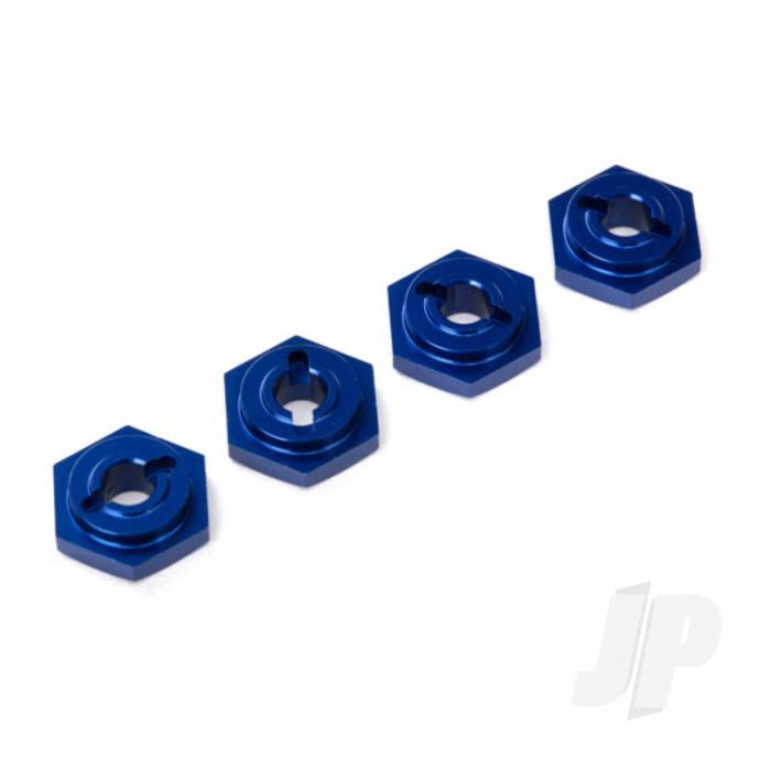 Traxxas Wheel Hubs, Hex, Aluminium (Blue-Anodised) (4 Pcs) (TRX7154X) Traxxas Wheel Hubs, Hex, Aluminium (Blue-Anodised) (4 Pcs) (TRX7154X)