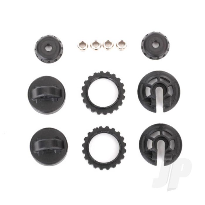 Traxxas Caps & Spring Retainers, Gtr Shock (Upper Cap (2 Pcs) / Hollow Balls (4 Pcs) / Bottom Cap (2 Pcs) / Upper Retainer (2 Pcs) / Lower Retainer (2 Pcs)) (TRX7468X) Traxxas Caps & Spring Retainers, Gtr Shock (Upper Cap (2 Pcs) / Hollow Balls (4 Pcs) / Bottom Cap (2 Pcs) / Upper Retainer (2 Pcs) / Lower Retainer (2 Pcs)) (TRX7468X)