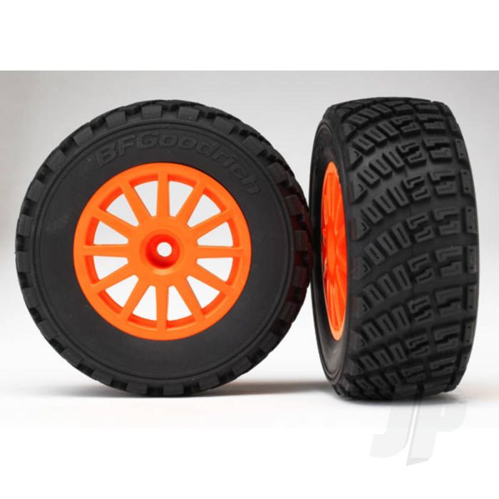 Traxxas Tyres And Wheels, Assembled Glued Bfgoodrich Rally (2 Pcs) (TRX7473A) Traxxas Tyres And Wheels, Assembled Glued Bfgoodrich Rally (2 Pcs) (TRX7473A)