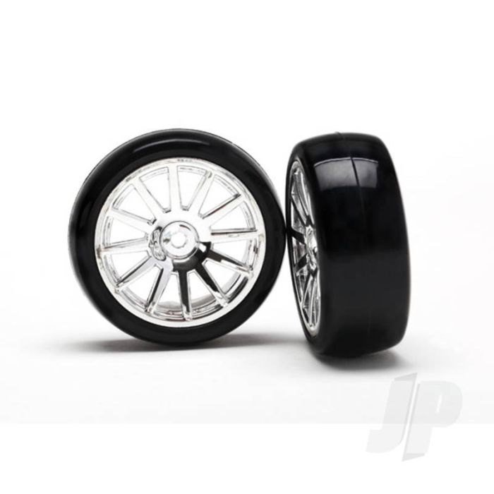 Traxxas Tyres And Wheels, Assembled Glued 12-Spoke (2 Pcs) (TRX7573) Traxxas Tyres And Wheels, Assembled Glued 12-Spoke (2 Pcs) (TRX7573)