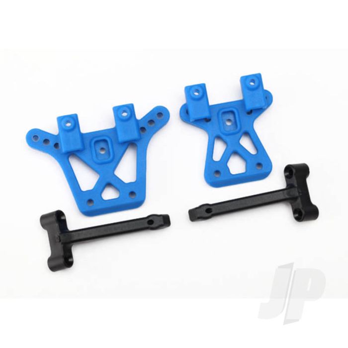 Traxxas Shock Tower, Front (1Pc), Rear (1Pc) / Shock Tower Brace (2 Pcs) (TRX7637) Traxxas Shock Tower, Front (1Pc), Rear (1Pc) / Shock Tower Brace (2 Pcs) (TRX7637)