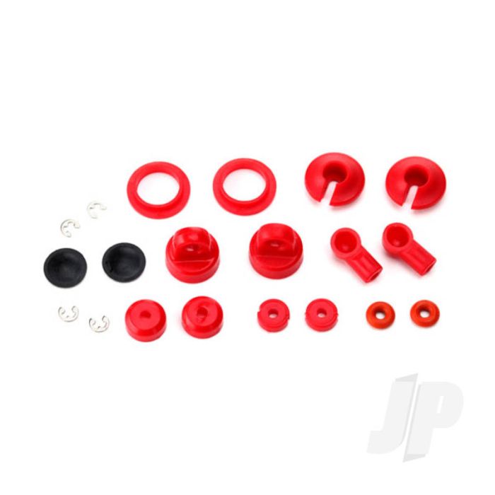 Traxxas Rebuild Kit, Oil-Filled Shocks (O-Ring, Bladder, Piston, Shaft Guide, E-Clips, Shock Cap, Shock Rod End) Renews 2 Shocks (TRX7662) Traxxas Rebuild Kit, Oil-Filled Shocks (O-Ring, Bladder, Piston, Shaft Guide, E-Clips, Shock Cap, Shock Rod End) Renews 2 Shocks (TRX7662)