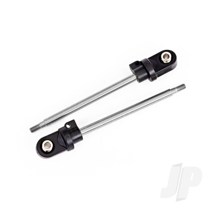 Traxxas Shock Shaft, 92Mm (Gtx) (Steel, Chrome Finish) (2) (Assembled With Rod Ends & Hollow Balls) (TRX7863) Traxxas Shock Shaft, 92Mm (Gtx) (Steel, Chrome Finish) (2) (Assembled With Rod Ends & Hollow Balls) (TRX7863)