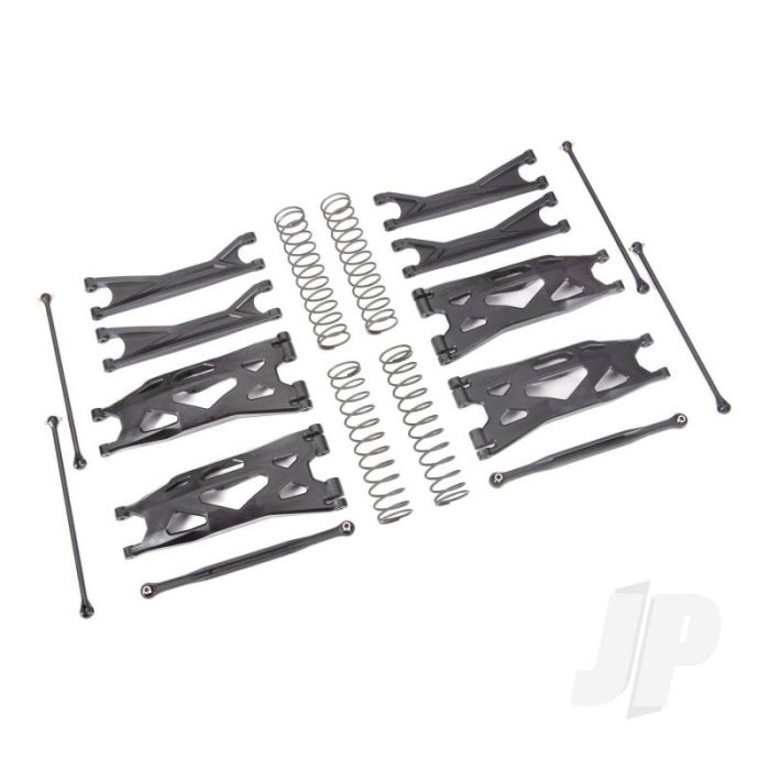 Traxxas Suspension Kit, X-Maxx Widemaxx, Black (Includes Front & Rear Suspension Arms, Front Toe Links, Driveshafts, Shock Springs) (TRX7895) Traxxas Suspension Kit, X-Maxx Widemaxx, Black (Includes Front & Rear Suspension Arms, Front Toe Links, Driveshafts, Shock Springs) (TRX7895)